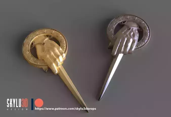 GOT - Hand of the King  - Queen Pin STL 3D print model