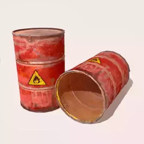 Red Oil Barrel