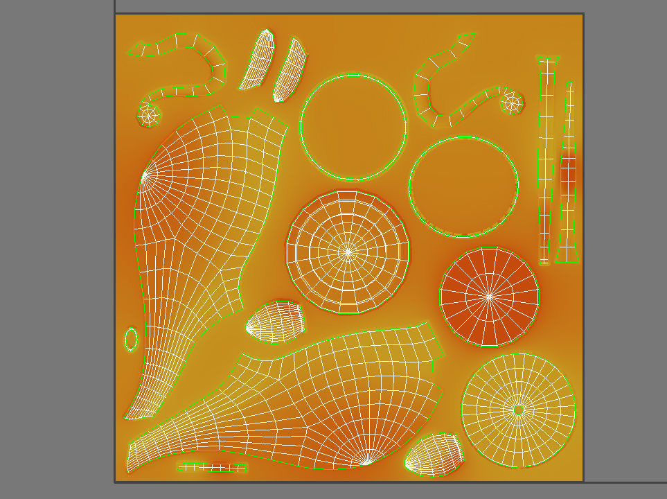 Golden Lamp 3D model_18