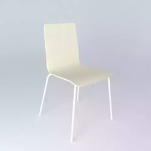 Simple wooden chair