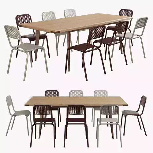 Scavolini diesel open workshop table moroso nizza chair 3D model