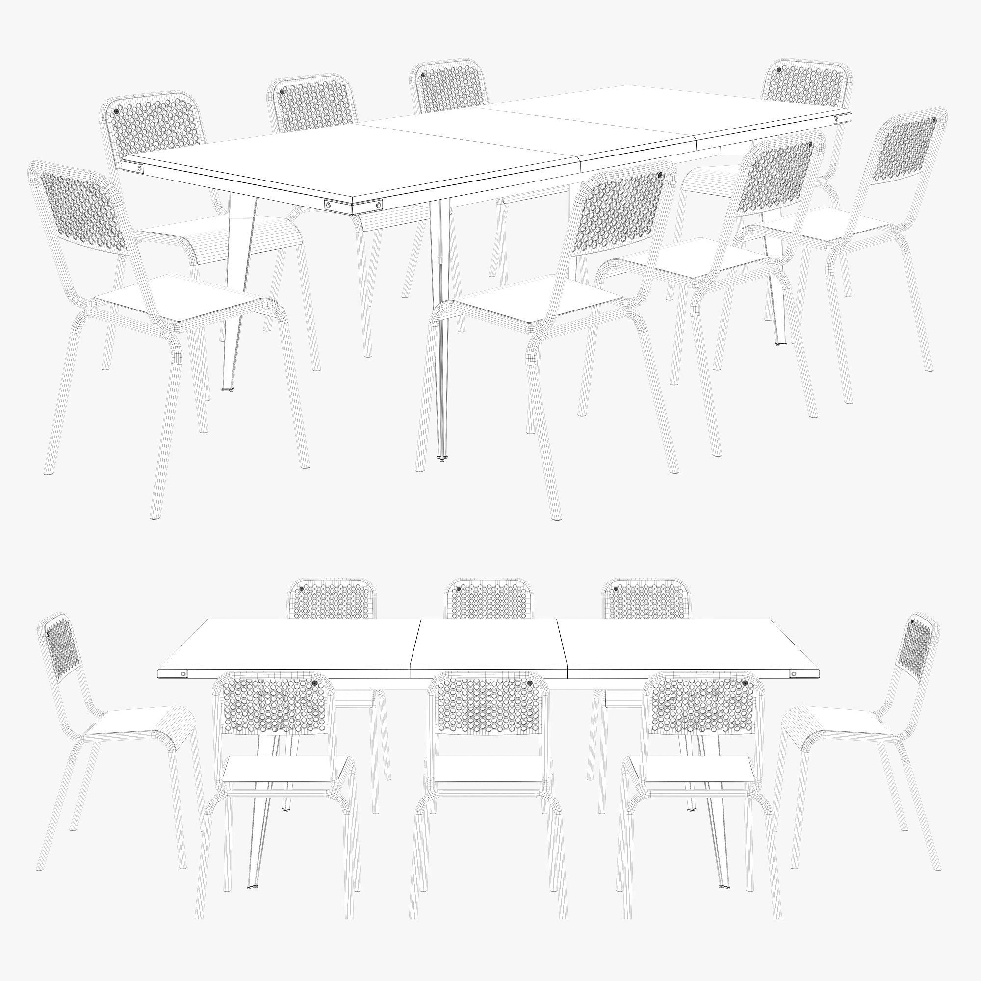 Scavolini diesel open workshop table moroso nizza chair 3D model_5