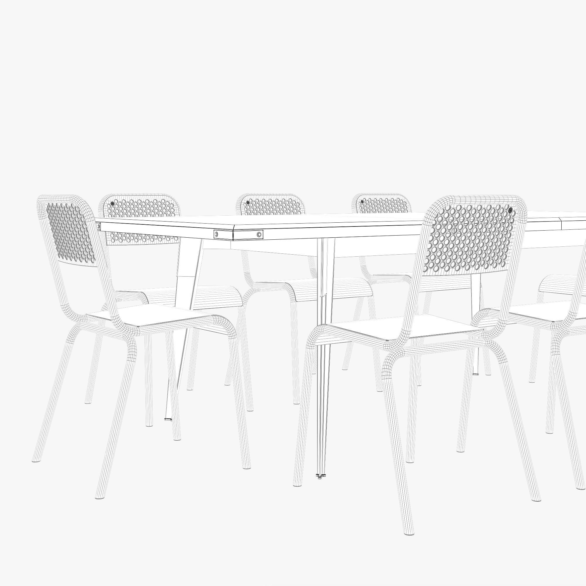 Scavolini diesel open workshop table moroso nizza chair 3D model_7