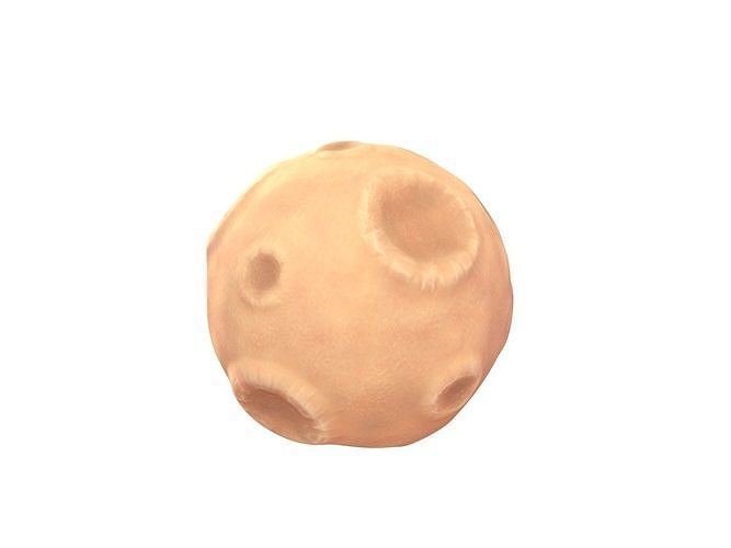 Planet potato 3D model