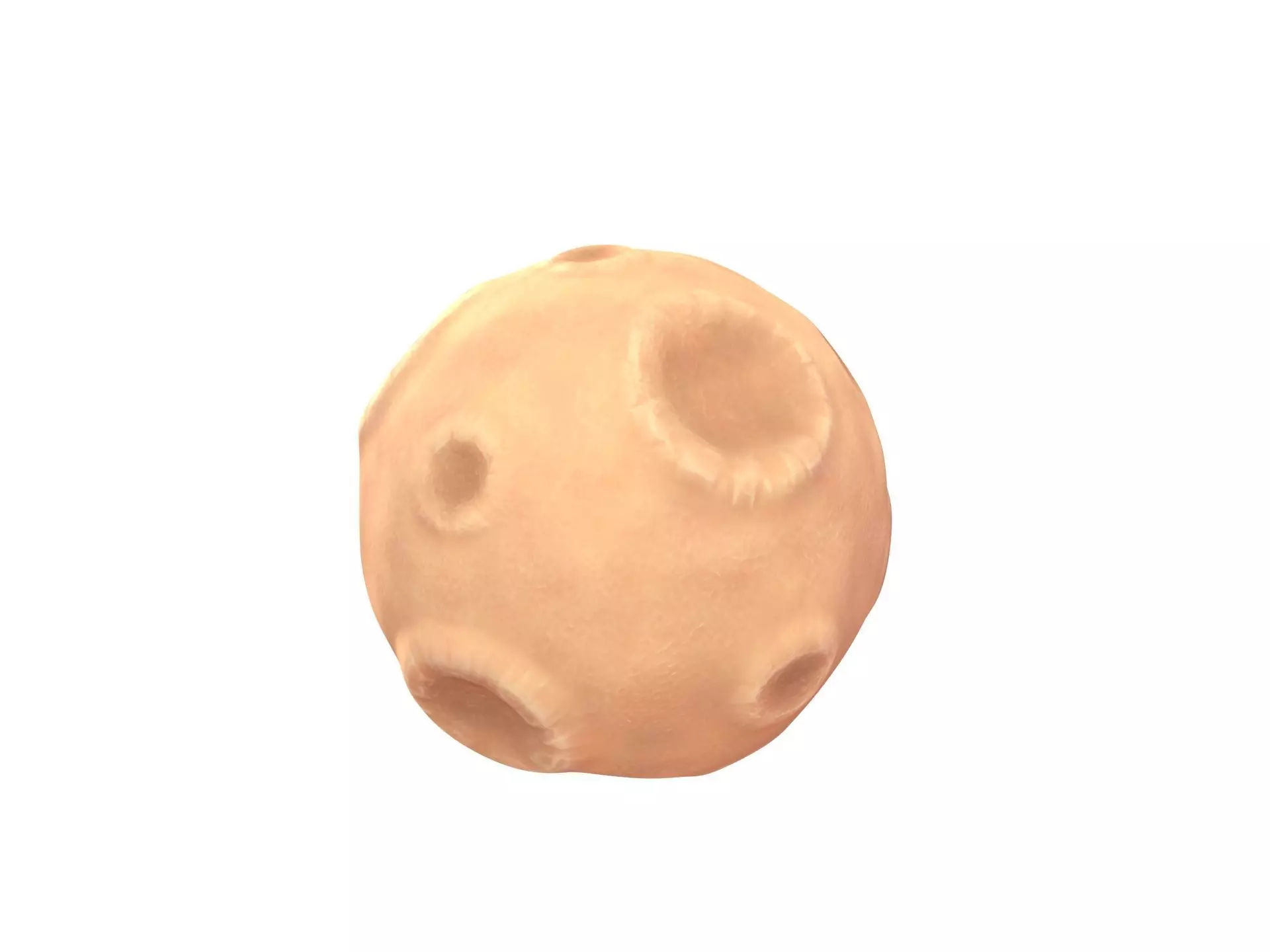 Planet potato 3D model