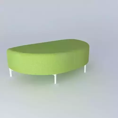 Pouffe green  Free 3D model