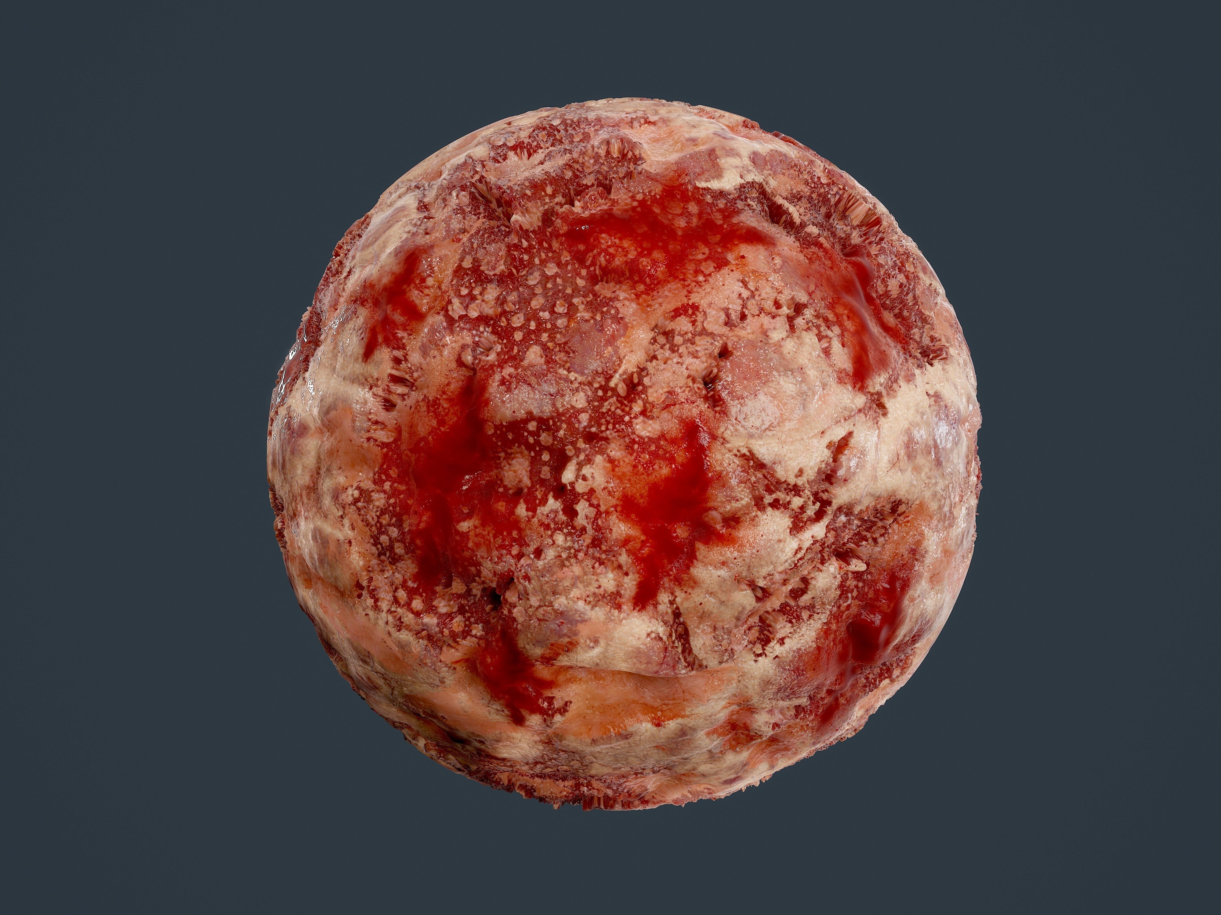 23 Cut Skin Bullet Hole Seamless PBR Textures Texture_9