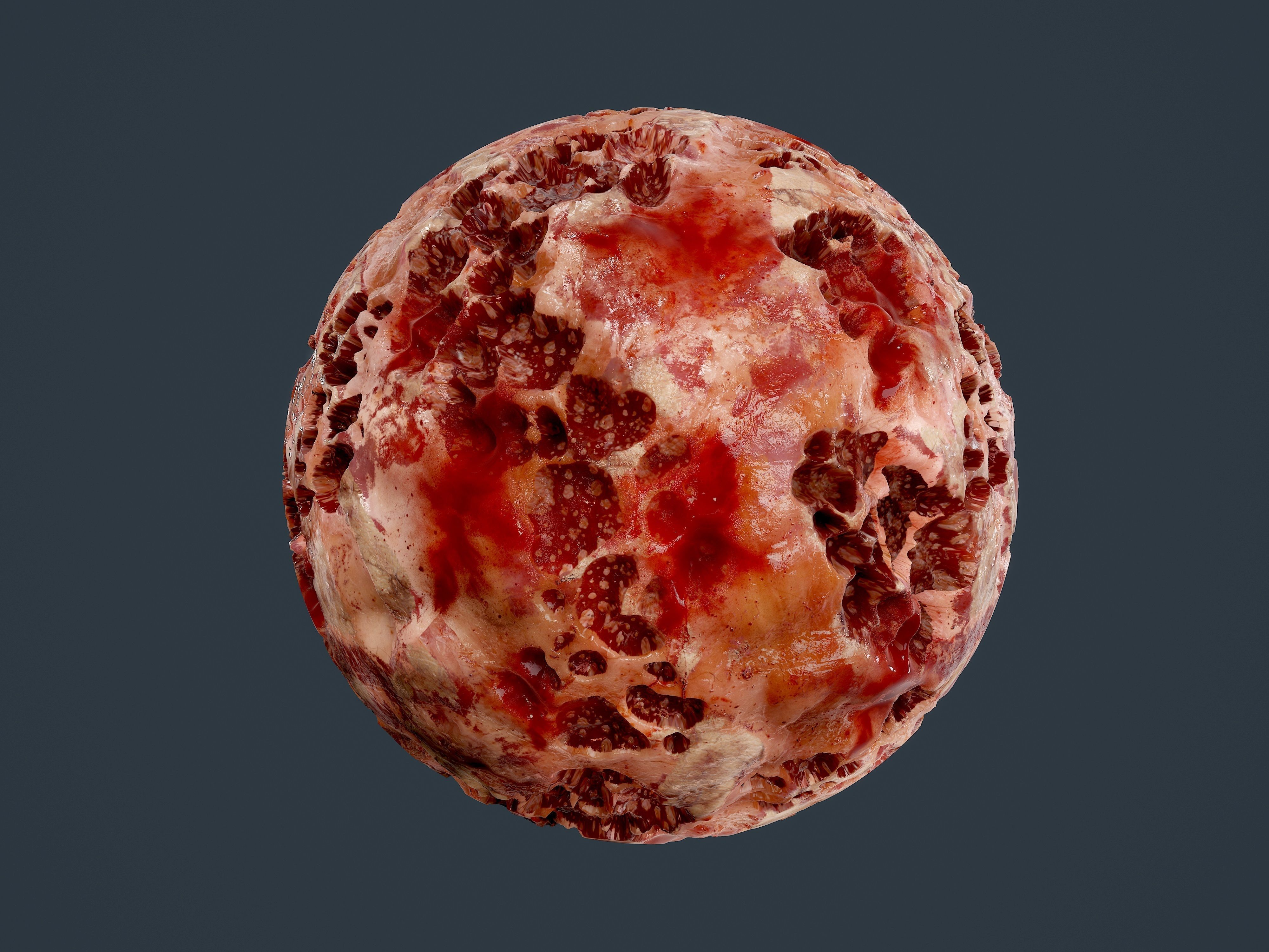 23 Cut Skin Bullet Hole Seamless PBR Textures Texture_12