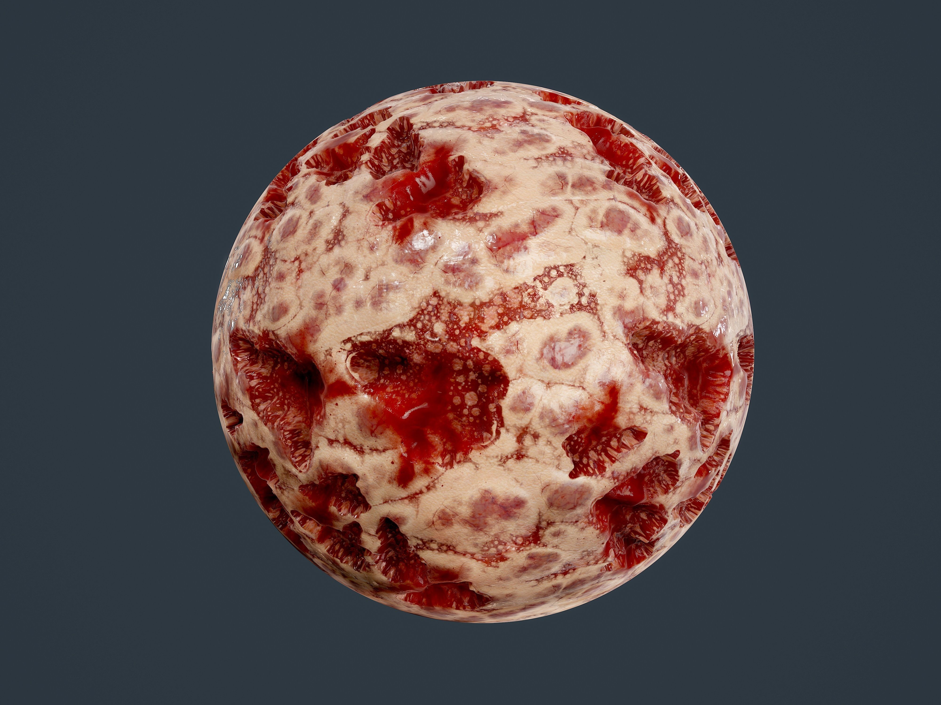 23 Cut Skin Bullet Hole Seamless PBR Textures Texture_5