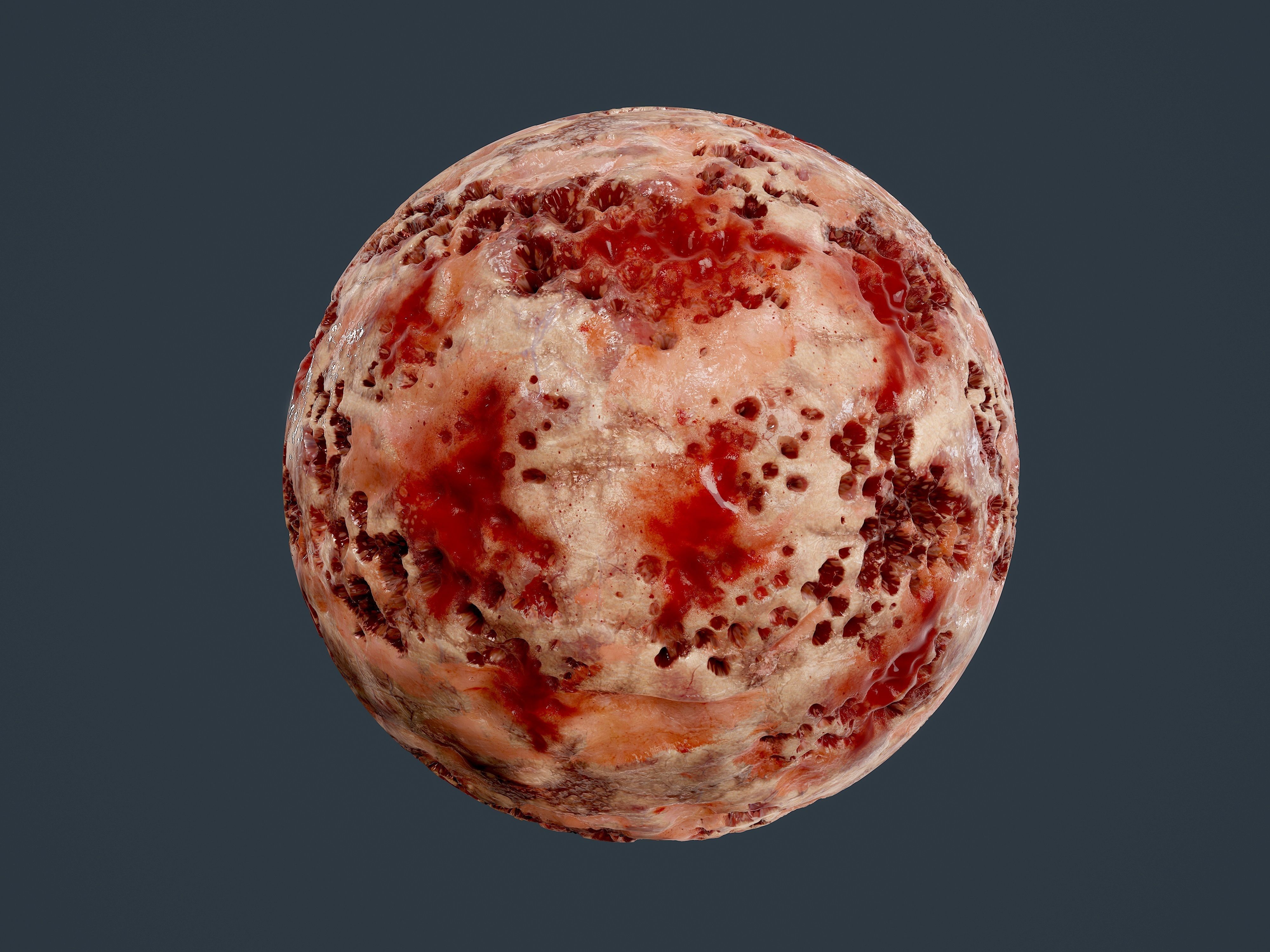 23 Cut Skin Bullet Hole Seamless PBR Textures Texture_10