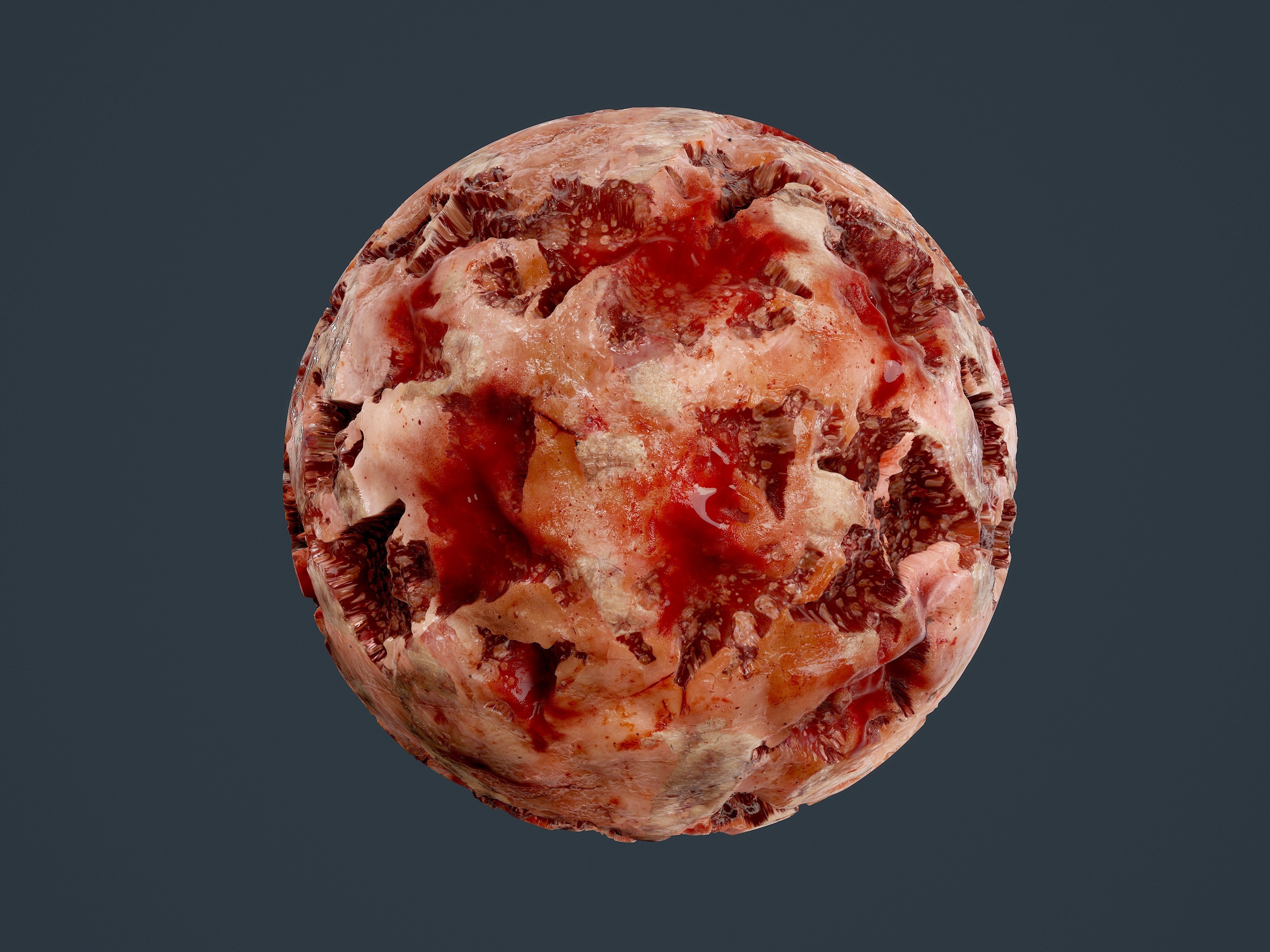 23 Cut Skin Bullet Hole Seamless PBR Textures Texture_11