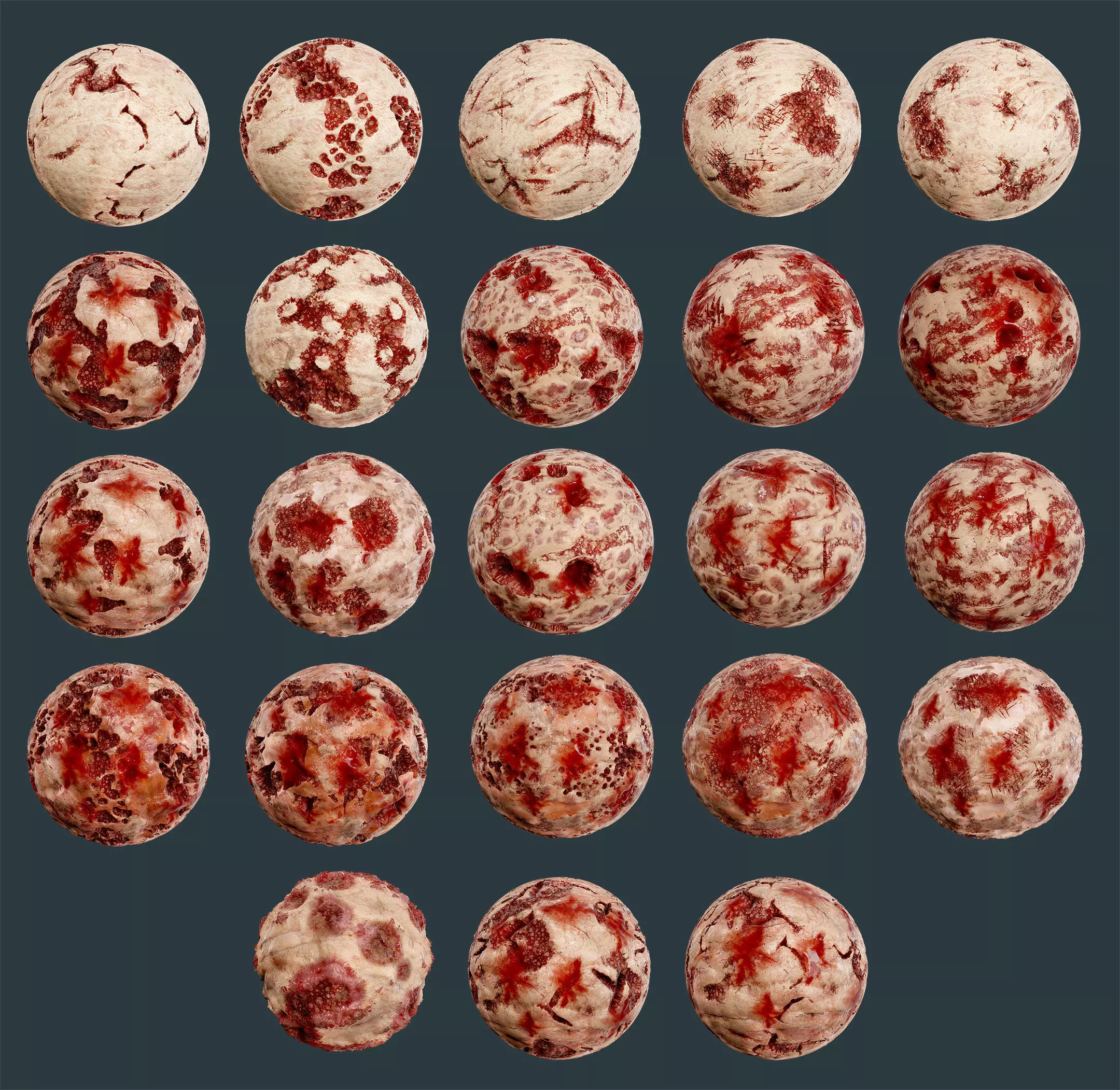 23 Cut Skin Bullet Hole Seamless PBR Textures Texture_0