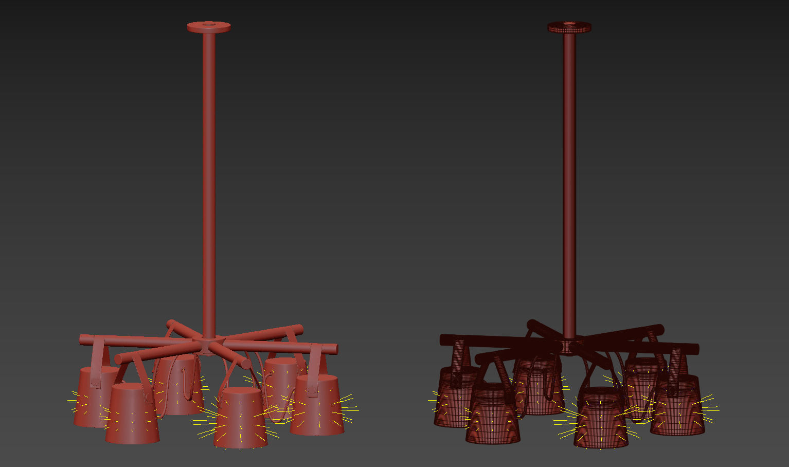 Ceiling Lamp - Natura C 3D model_4