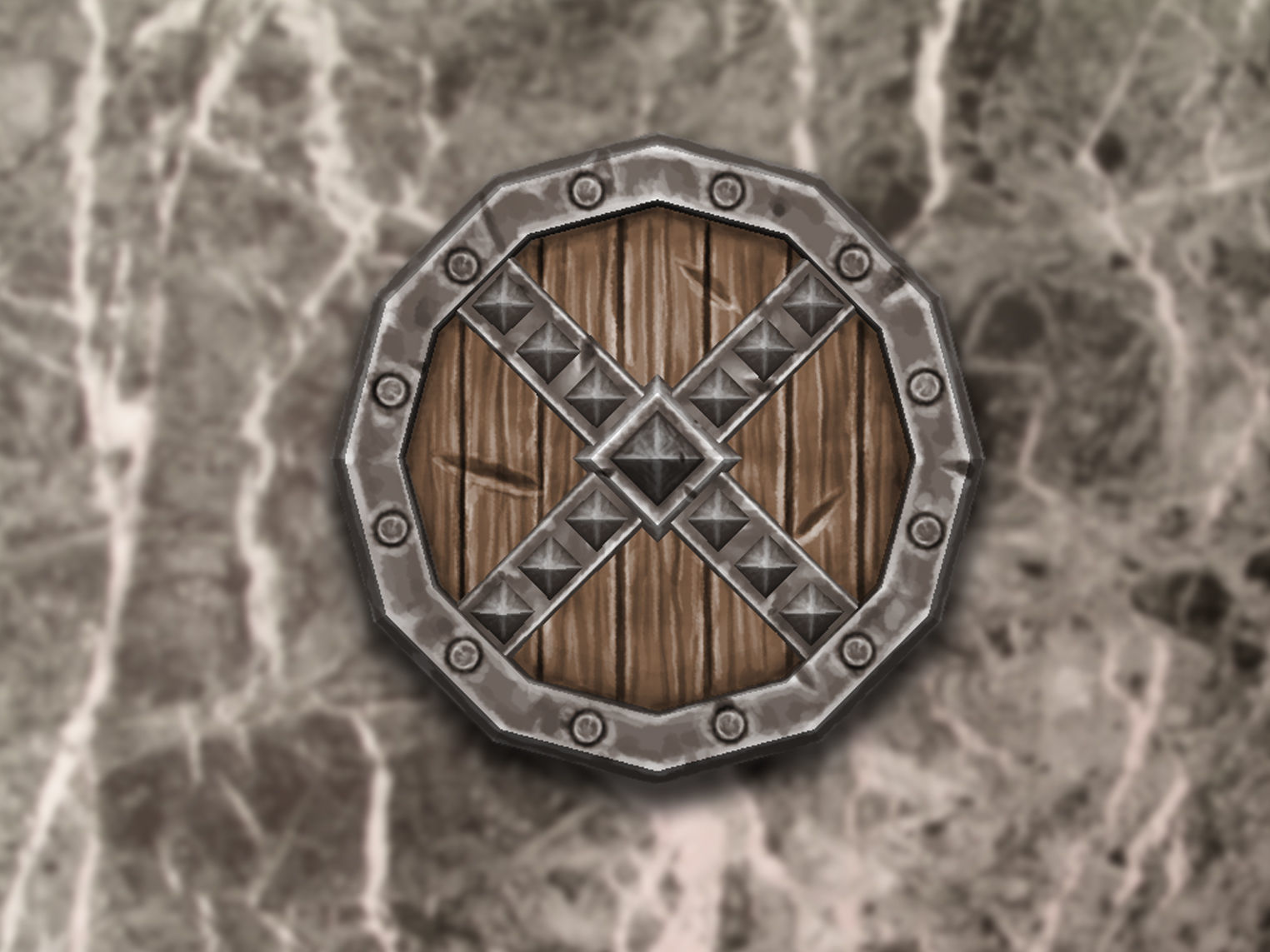 Fantasy Armory - Basic Shield Collection Vol01 Low-poly 3D model_5