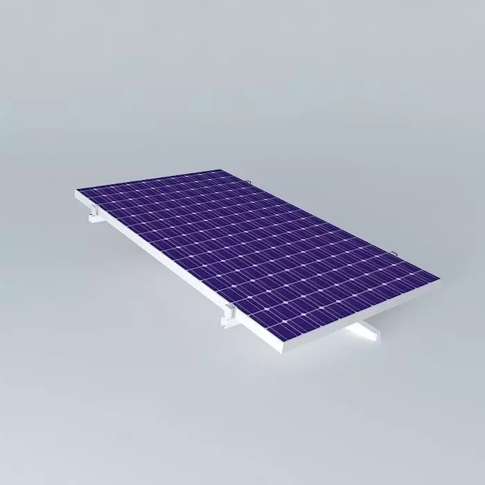 Photovoltaic plate Free 3D model