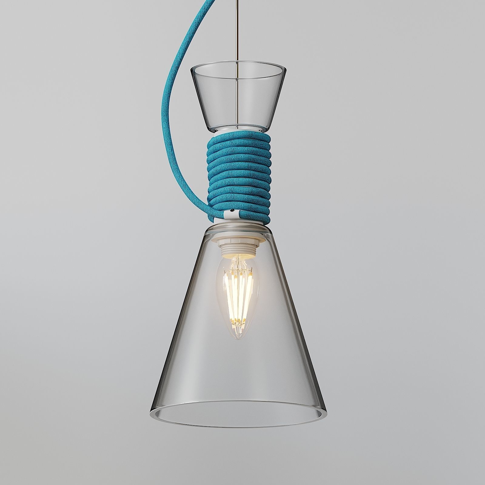 California Pendant Light 3D model_1