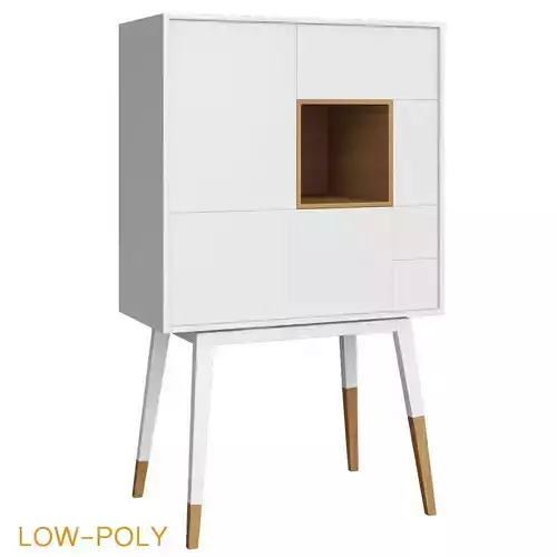 Stylish Furniture Design by Luis Branco 3d model Low-poly 3D model