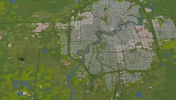 Edmonton City 3D model