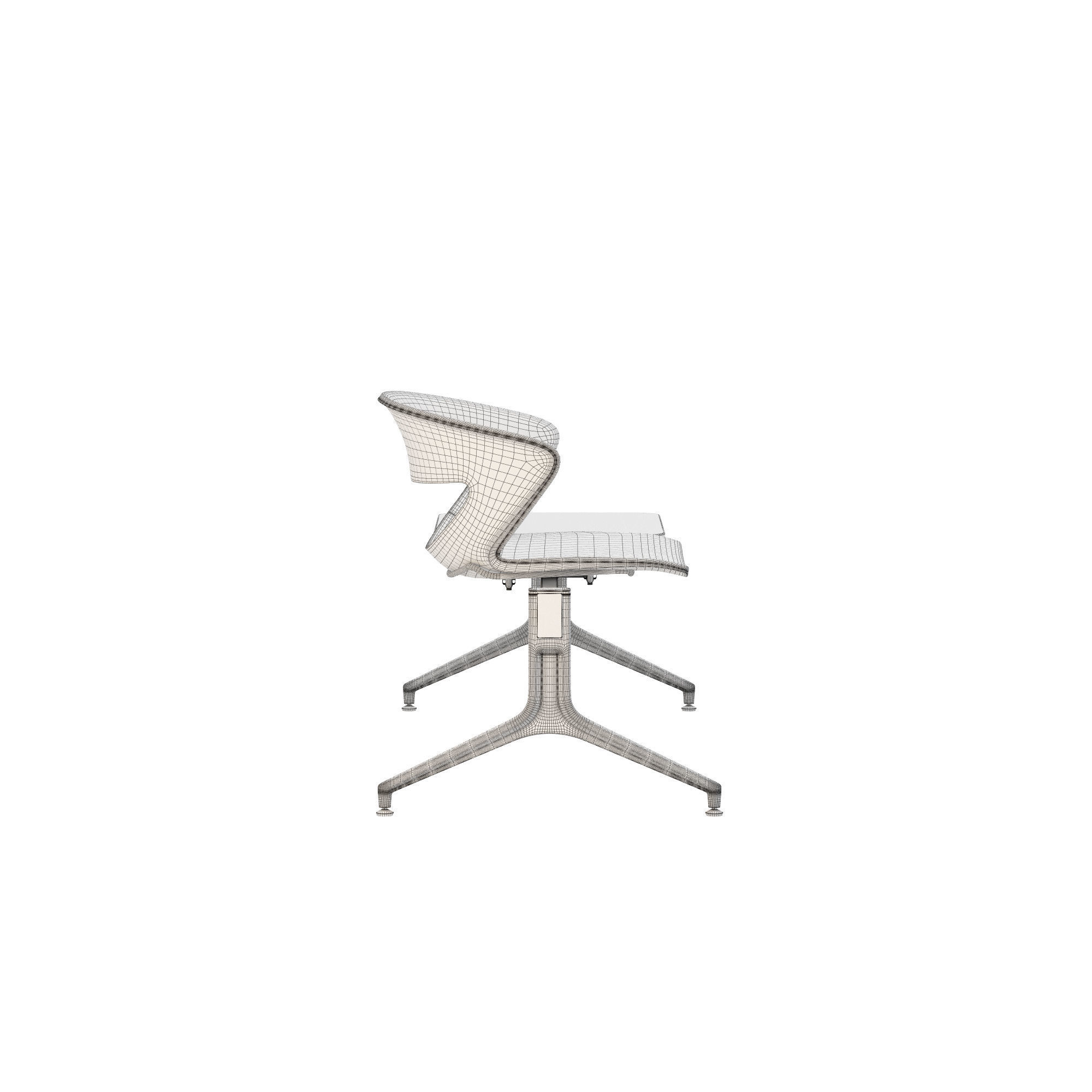 Kastel kicca bench type 3 3D model_4