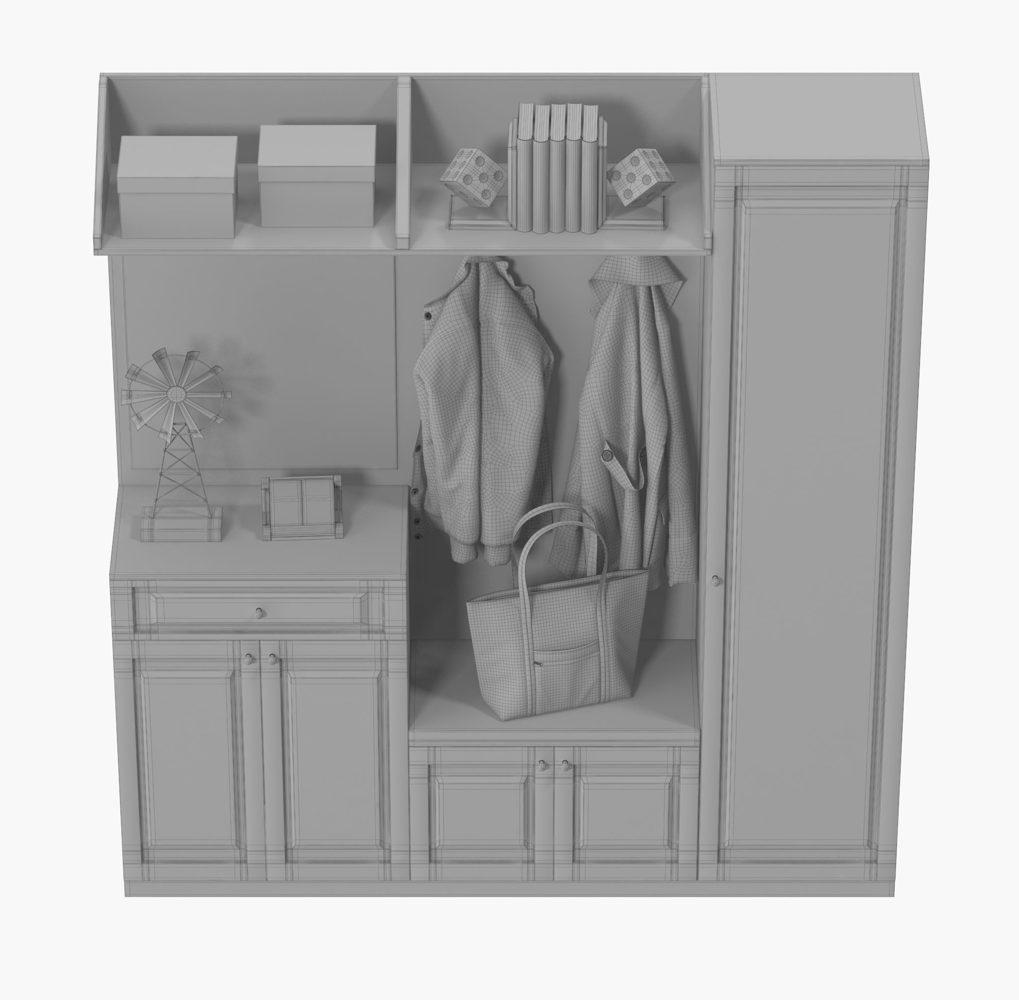 Cleethorpes Hallway Unit 3D model_11