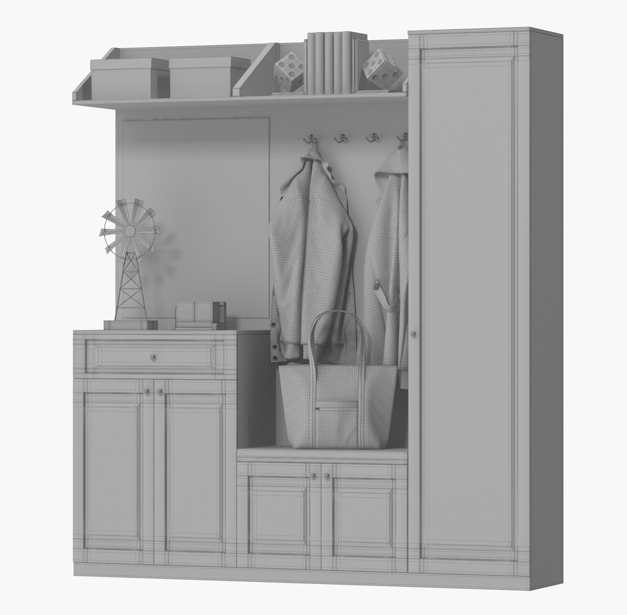 Cleethorpes Hallway Unit 3D model_10