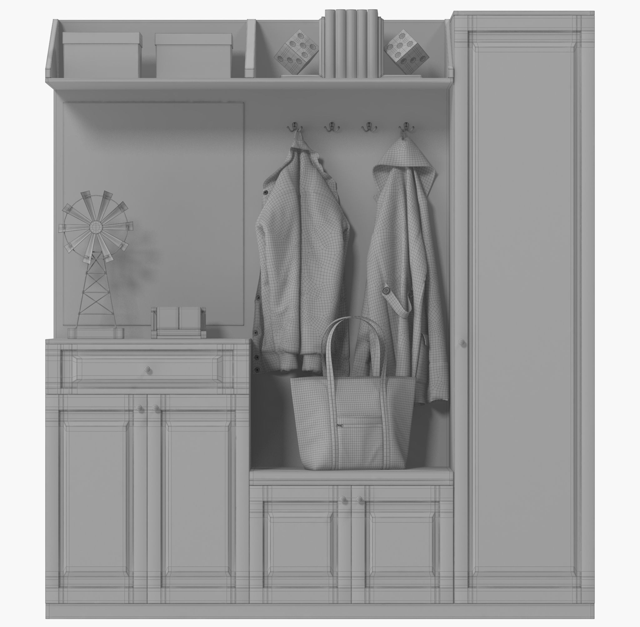 Cleethorpes Hallway Unit 3D model_8