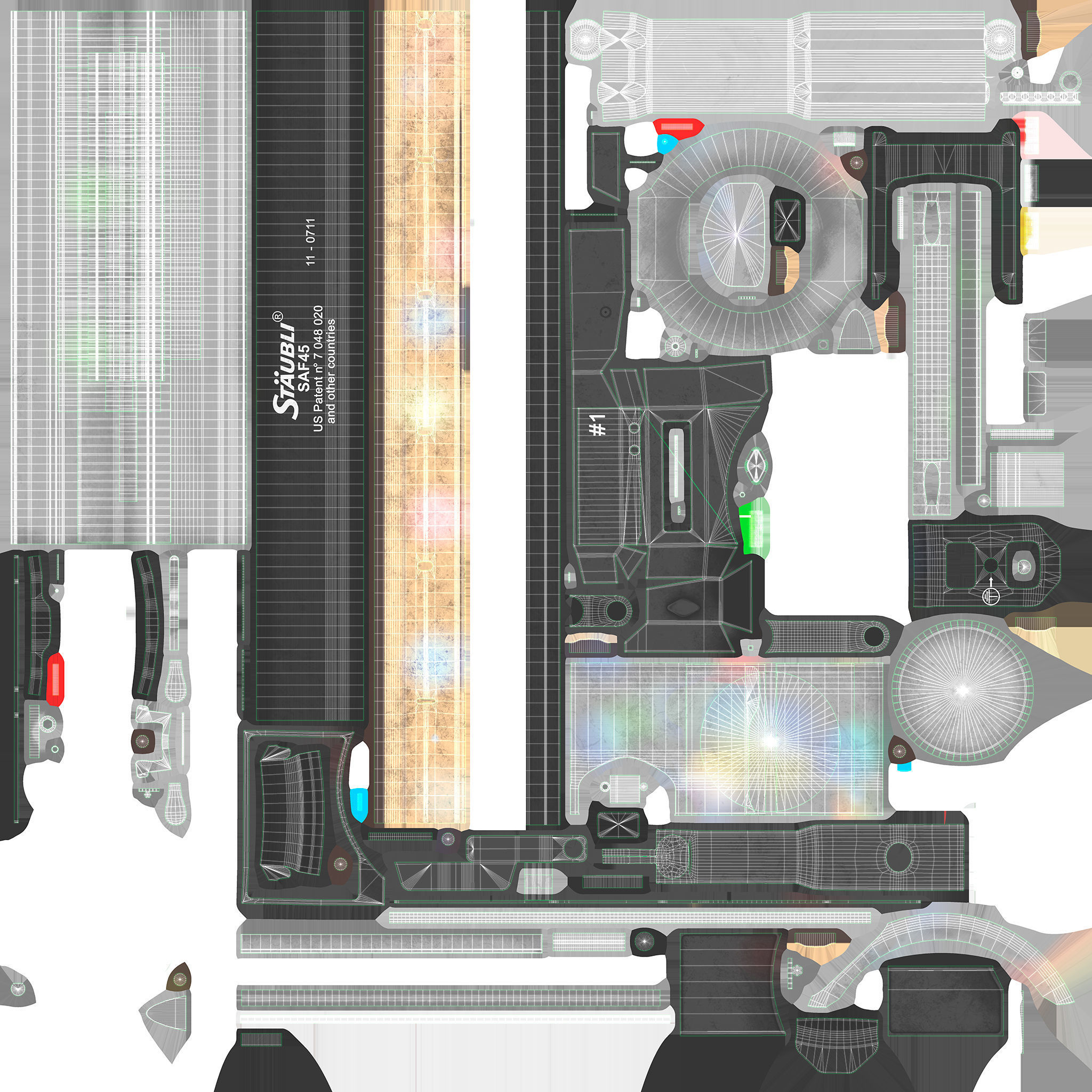 Staubli SAF 3D model_13