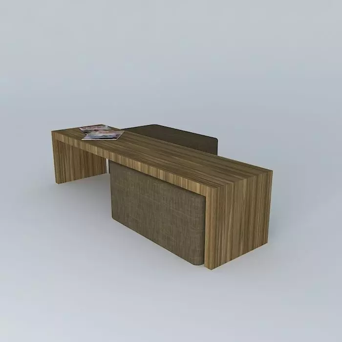 Coffee table and seats Free 3D model