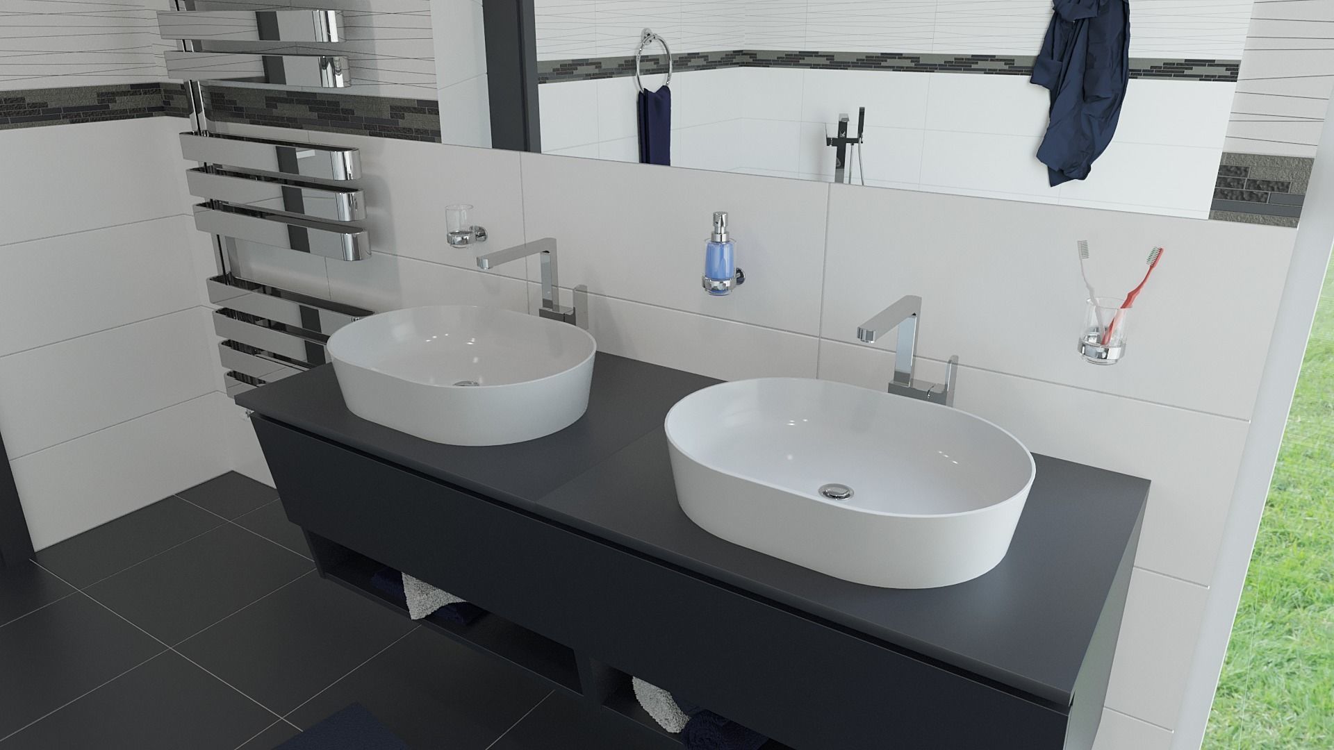 Bathroom 06 Low-poly 3D model_6