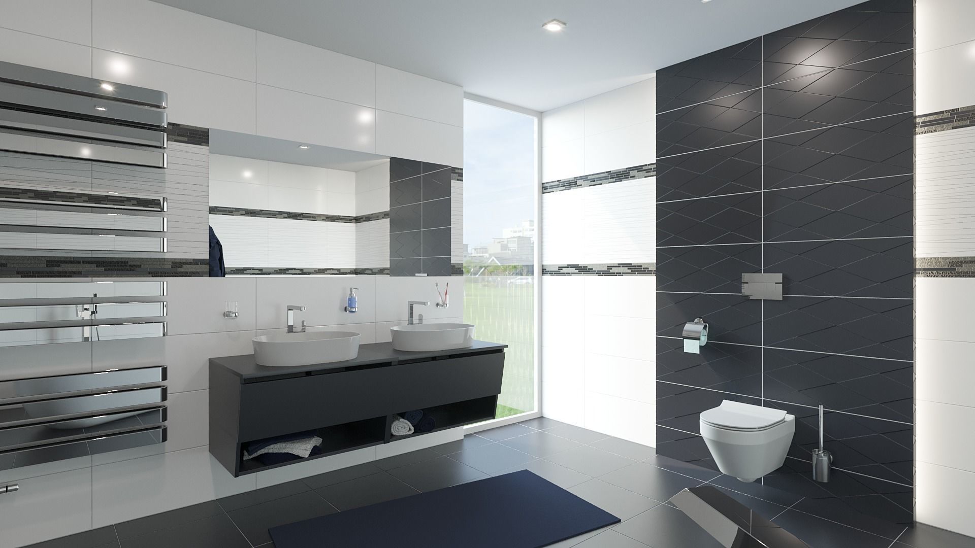 Bathroom 06 Low-poly 3D model_2