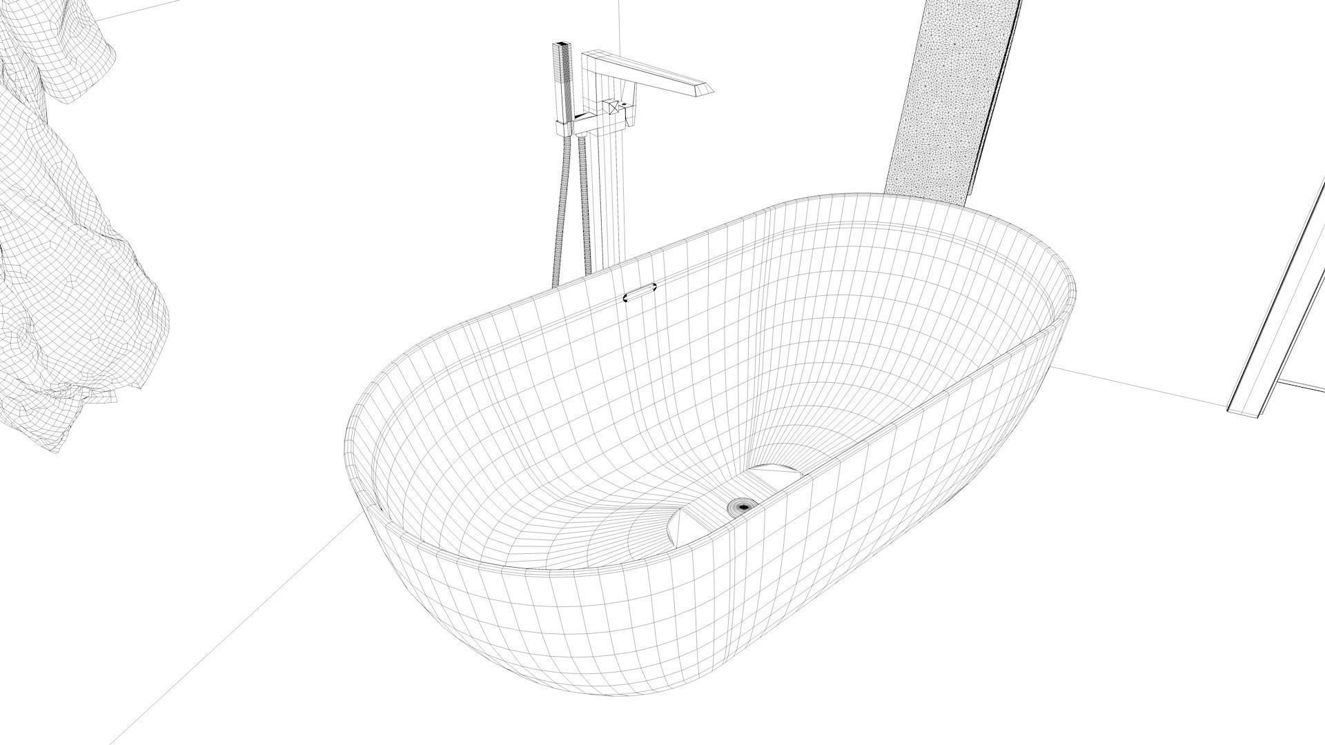 Bathroom 06 Low-poly 3D model_17