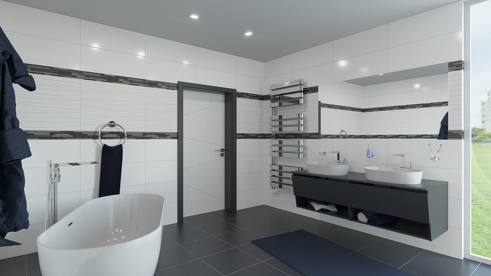 Bathroom 06 Low-poly 3D model_5