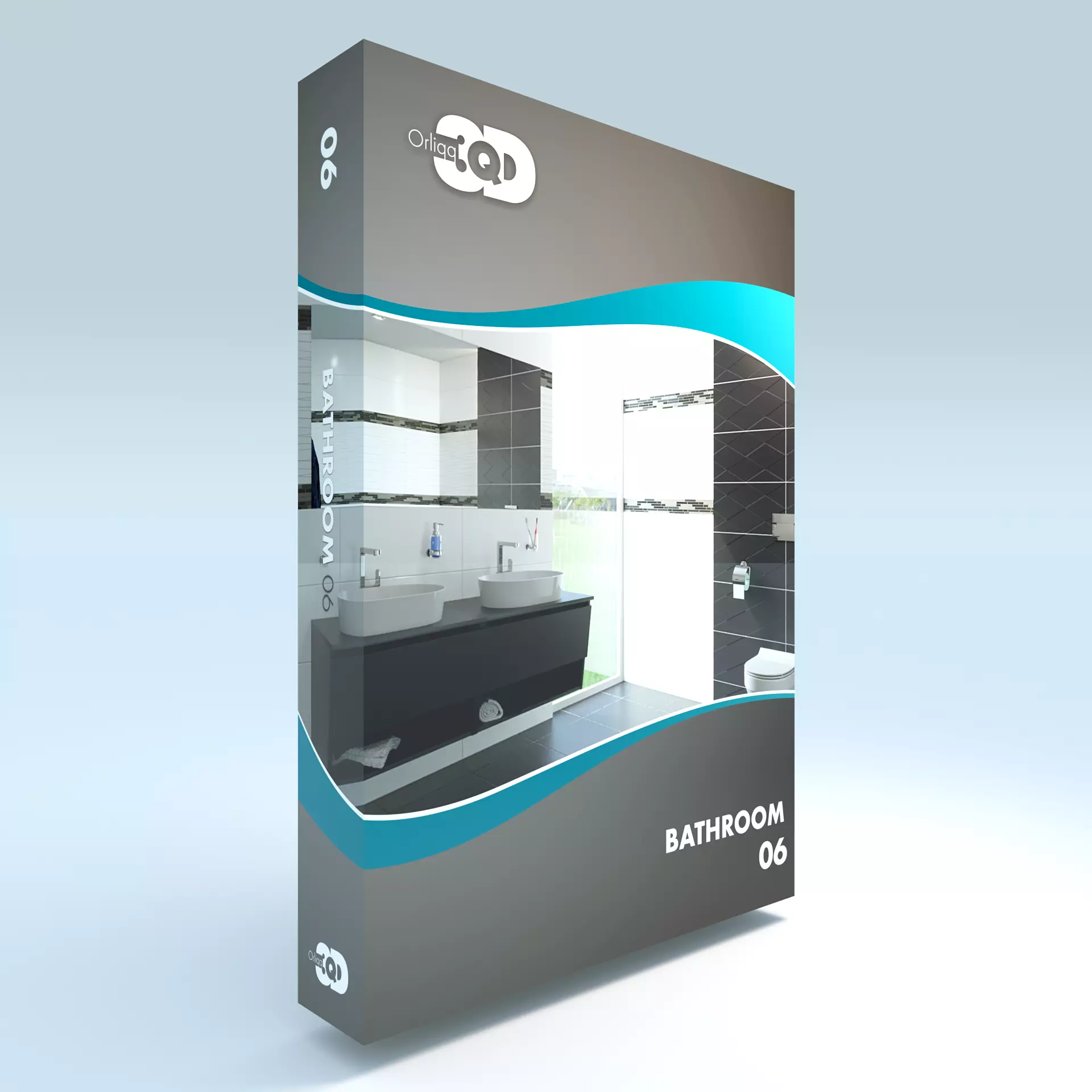 Bathroom 06 Low-poly 3D model_0