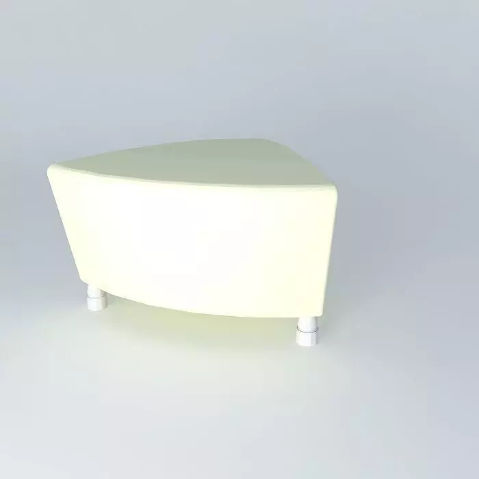 Pouf light green Free 3D model