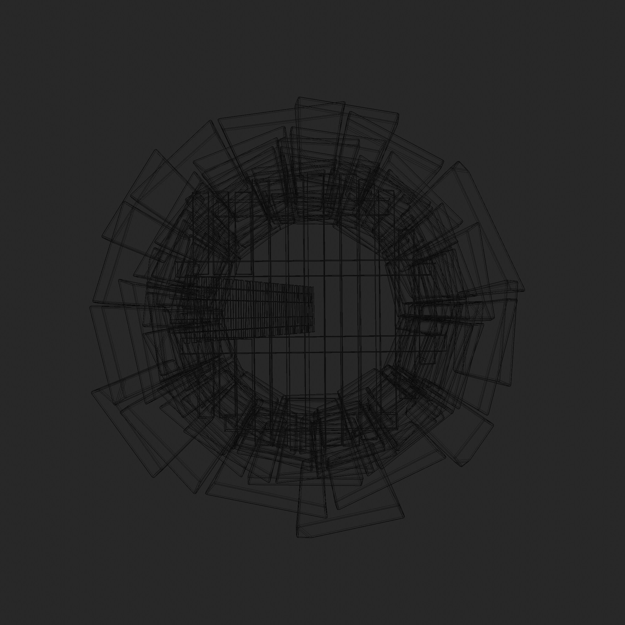 Medieval Watchtower Low-poly 3D model_7