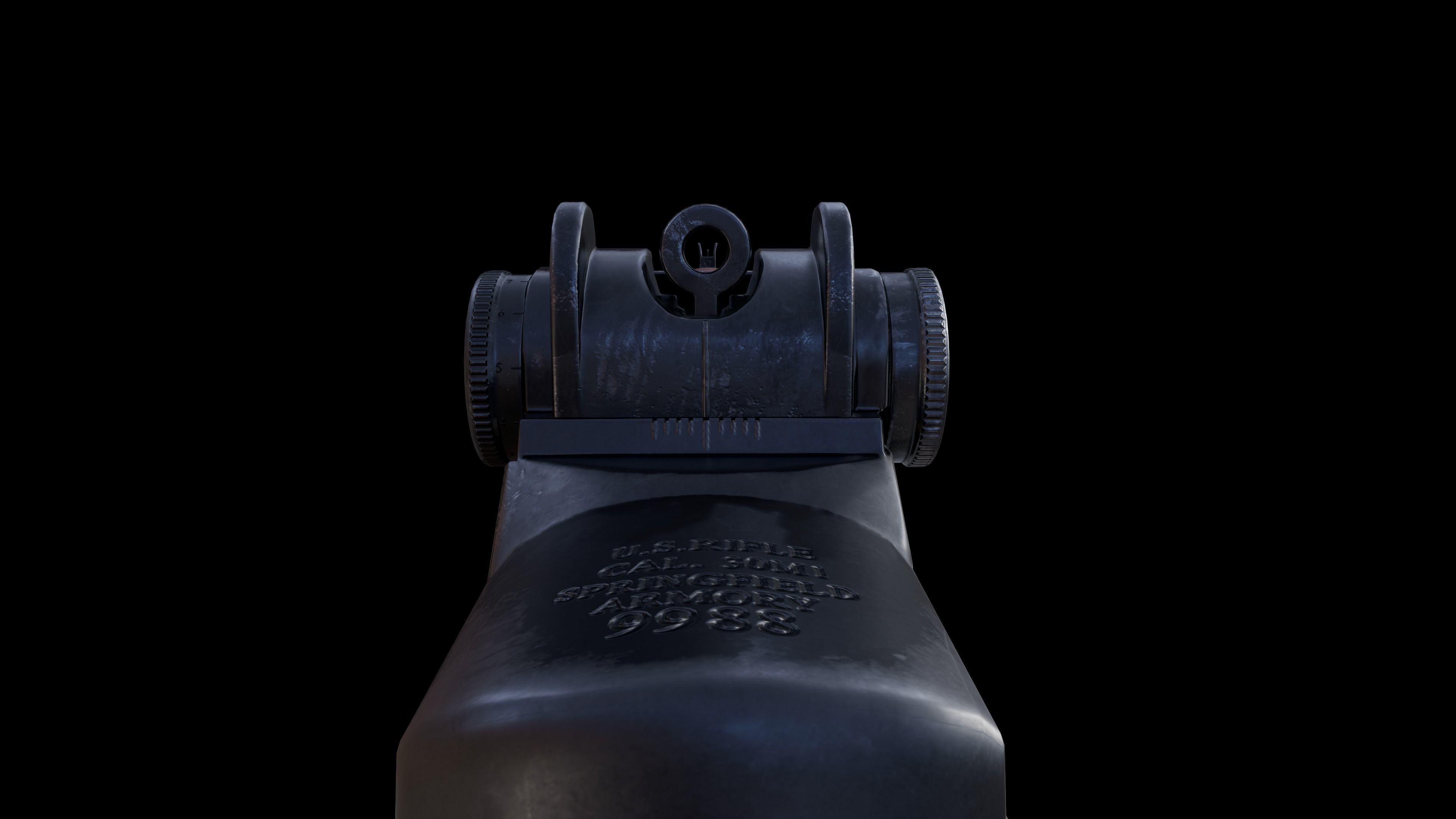 M1 Garand - Game and VR Ready Low-poly 3D model_3