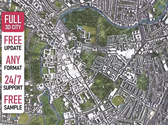 Cambridge - 3D City Model