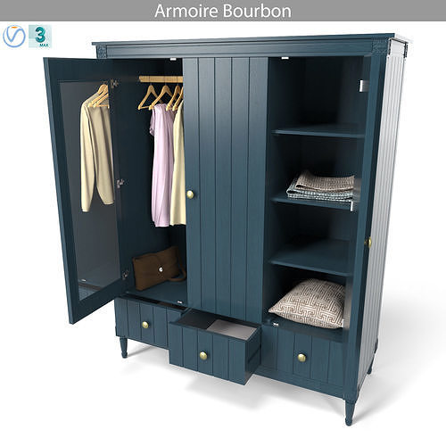 MADE Armoire Bourbon 3D model