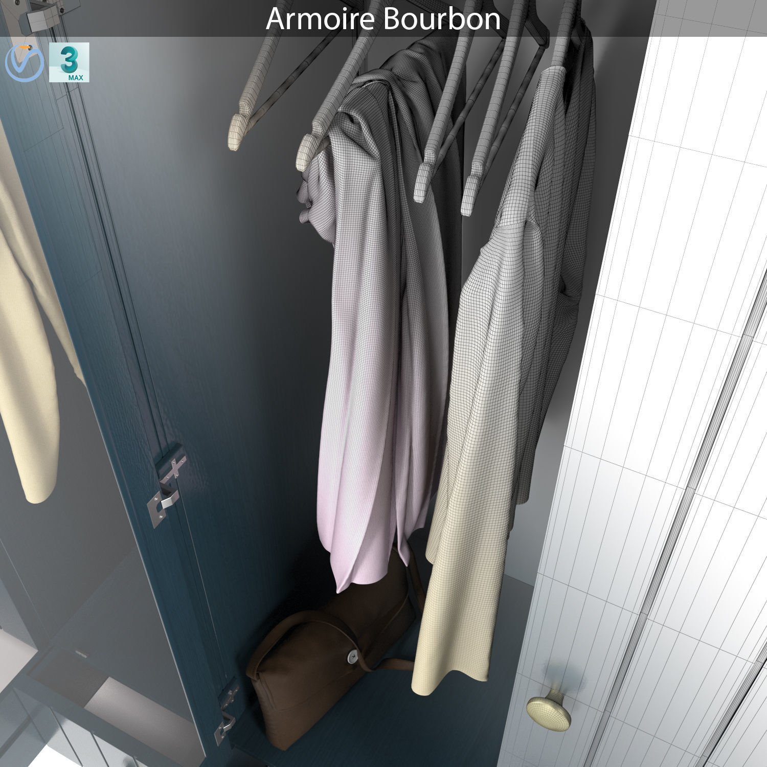 MADE Armoire Bourbon 3D model_12