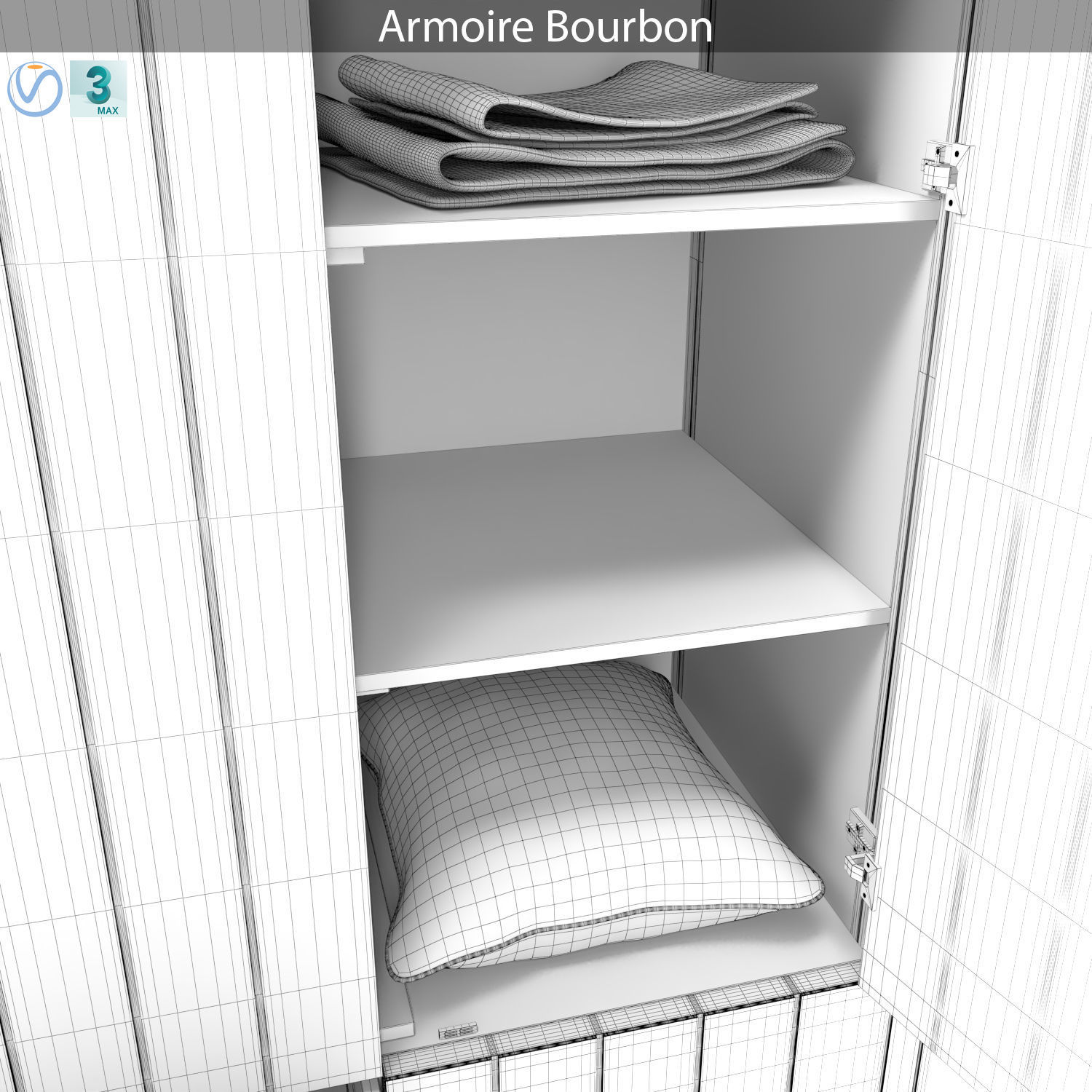 MADE Armoire Bourbon 3D model_8