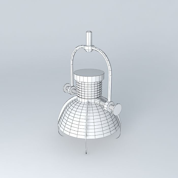 Cannon Spot - V-ray Ready Free 3D model_3