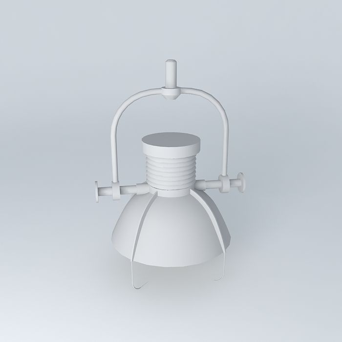 Cannon Spot - V-ray Ready Free 3D model_2