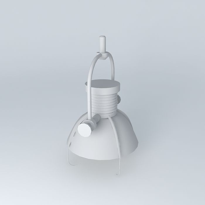 Cannon Spot - V-ray Ready Free 3D model_1