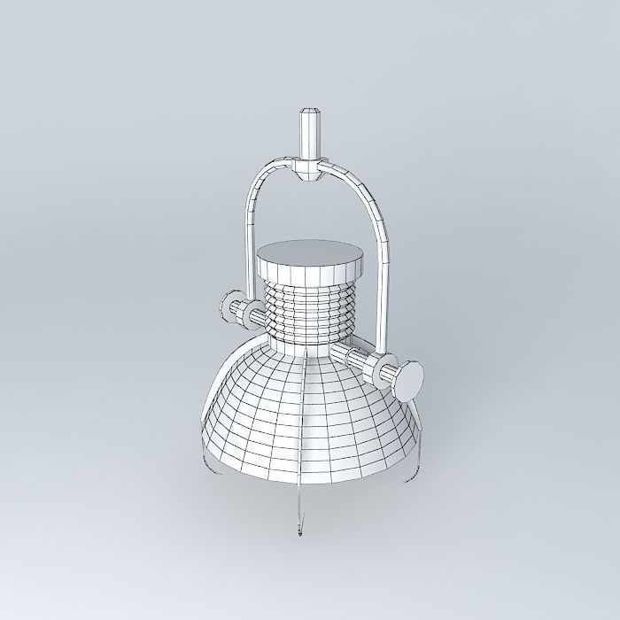 Cannon Spot - V-ray Ready Free 3D model_4