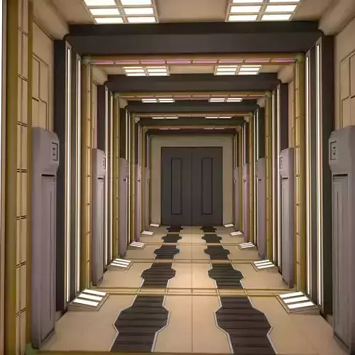 Sci fi corridor