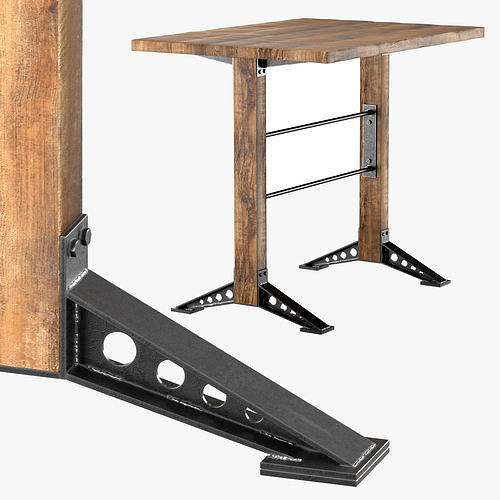 Horeca statafel - Graz hoog 3D model