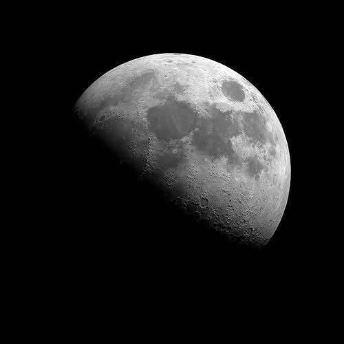 Visible face of the Moon 3D model