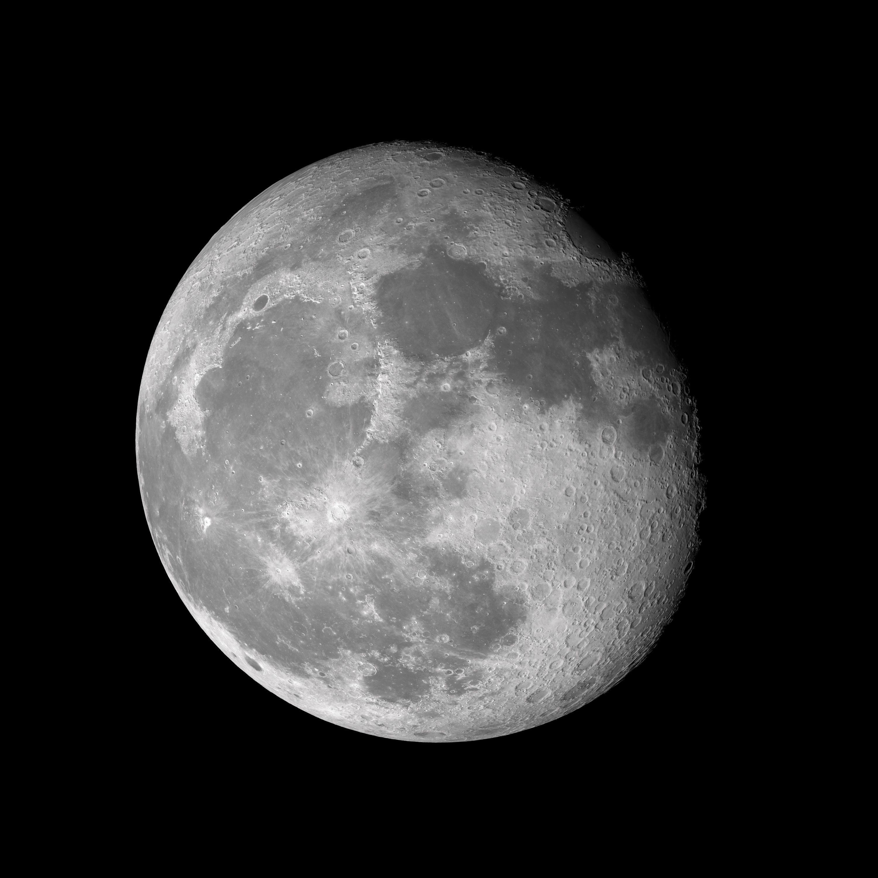 Visible face of the Moon 3D model_2