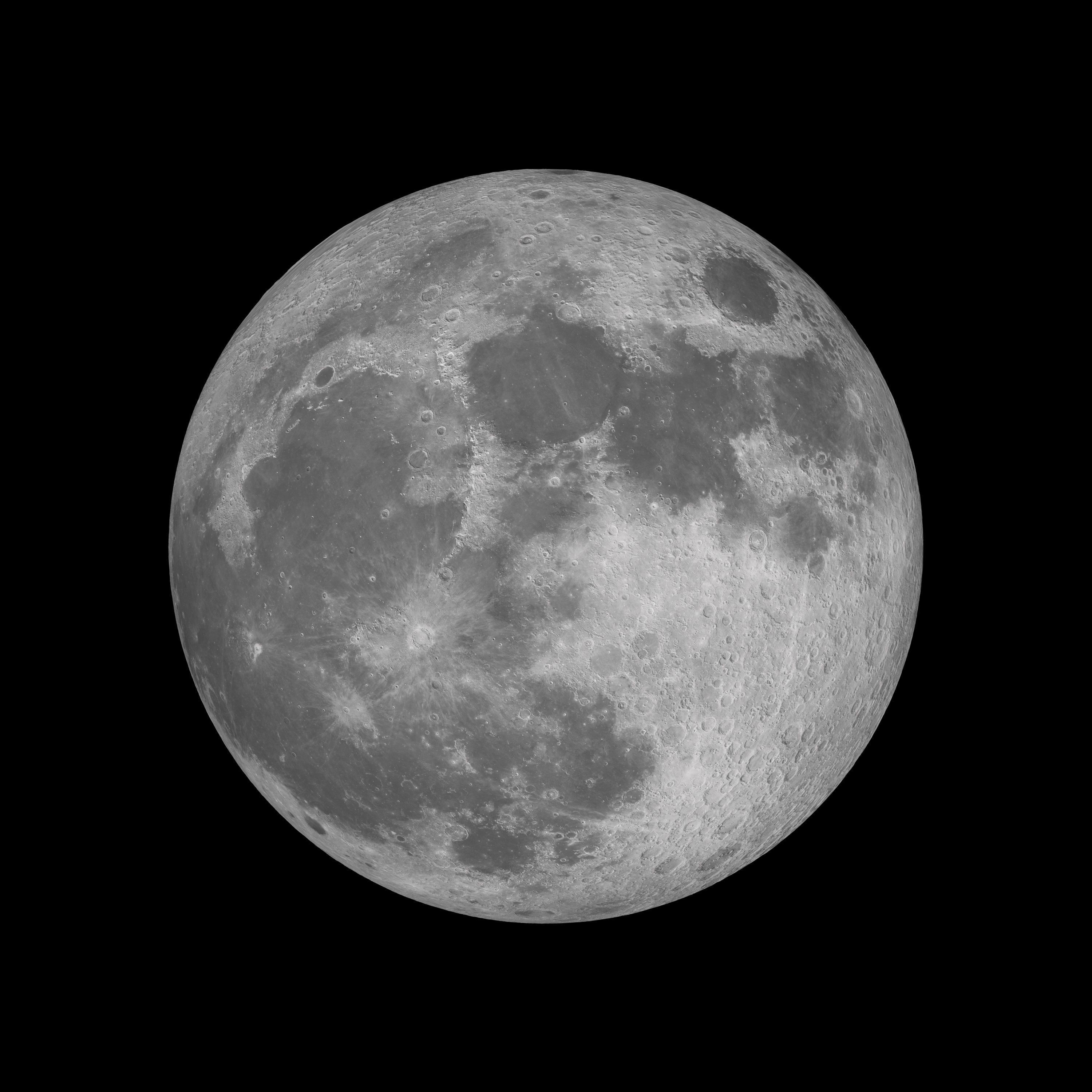 Visible face of the Moon 3D model_1