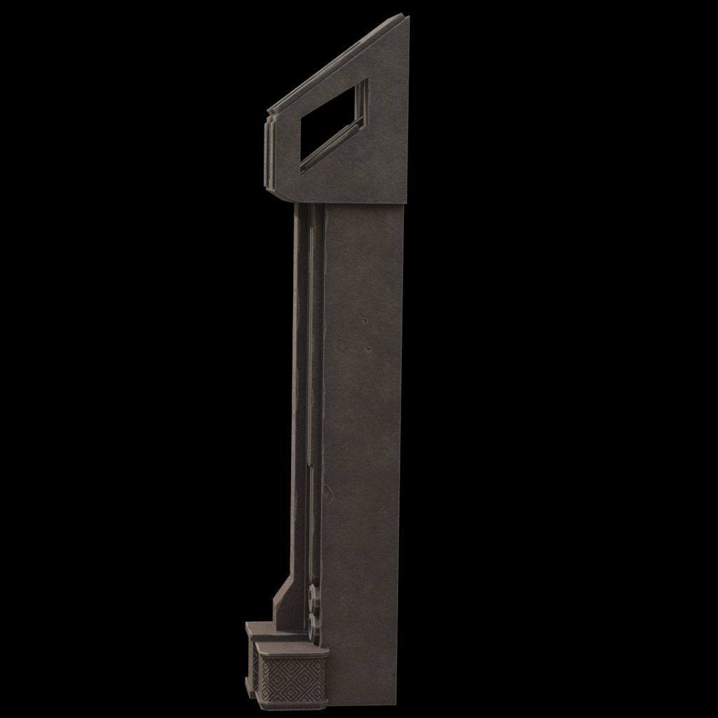 fantasy column 3D model_6